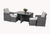 Premium Rattan Wicker Dining Table Combine Set  PAD-3233B