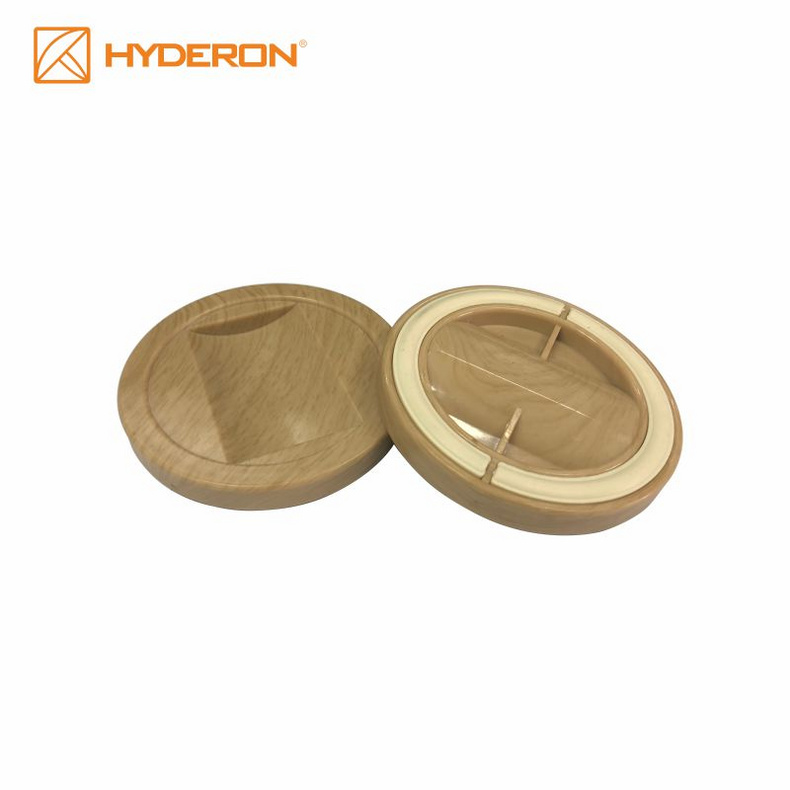 Wooden caster cups