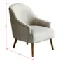 W2515-2 Velvet Armchair Channel Back Upholstery Chair Accent Chairs Lounge Leisure Armchair for living room furniture