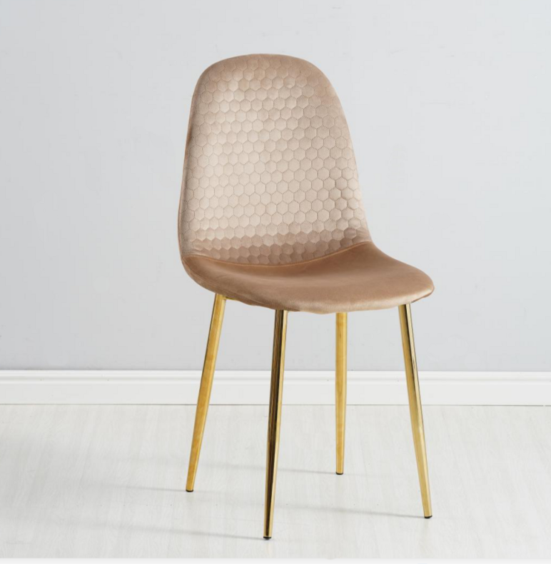 Velvet Fabric Dining Chair