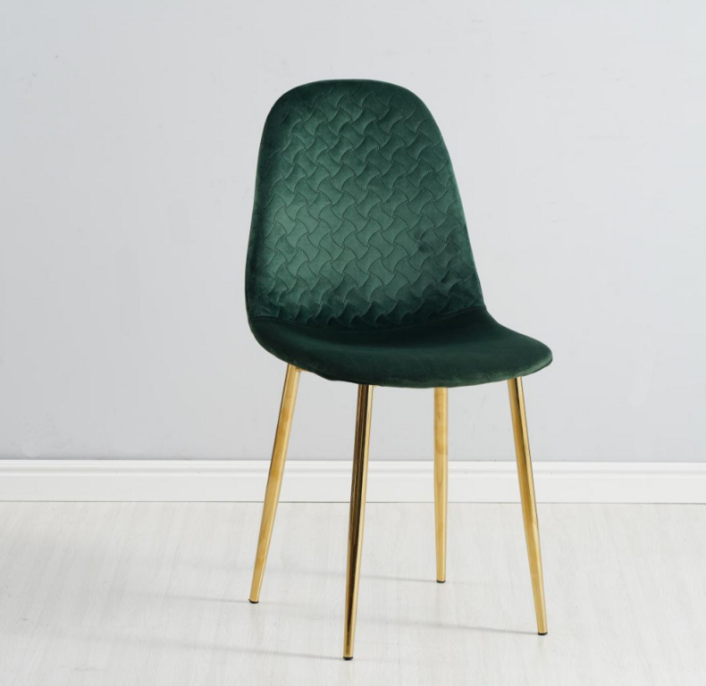 Velvet Fabric Dining Chair