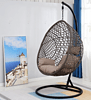 Outdoor Garden Furniture Rattan Hanging Chair Egg Patio Swings Chair