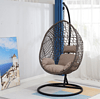 Outdoor Garden Furniture Rattan Hanging Chair Egg Patio Swings Chair
