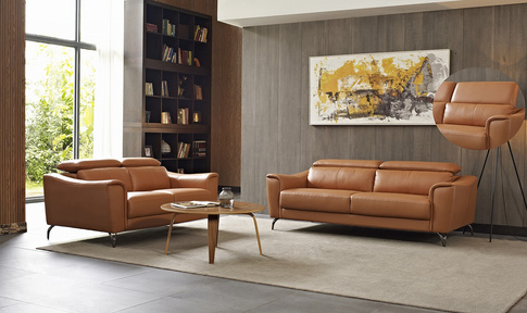 Leather sofa S1803