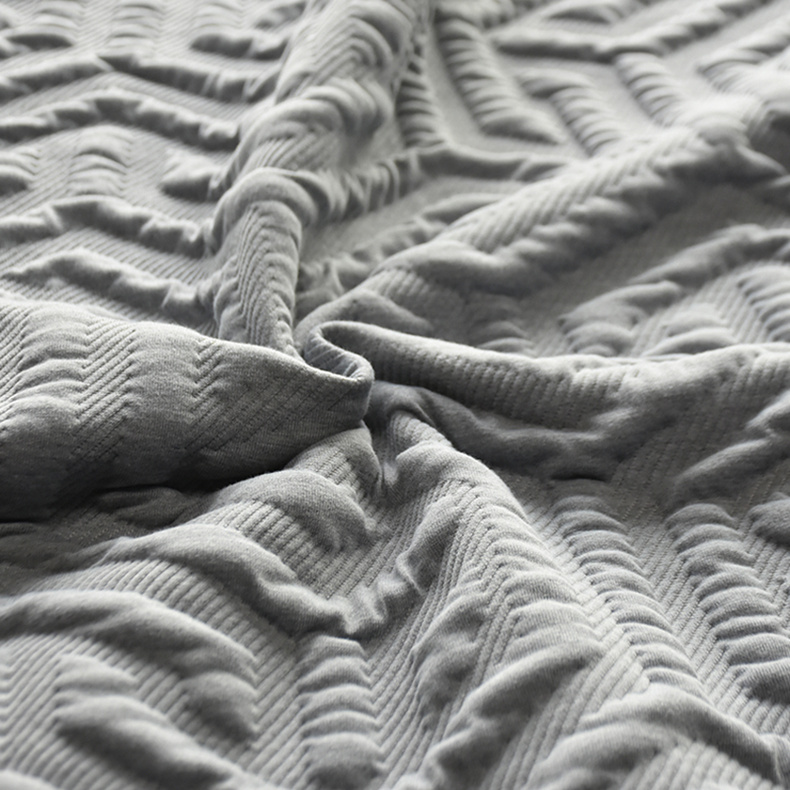 High quality Polyester&Spandex  flexible jacquard knitted mattress  fabric