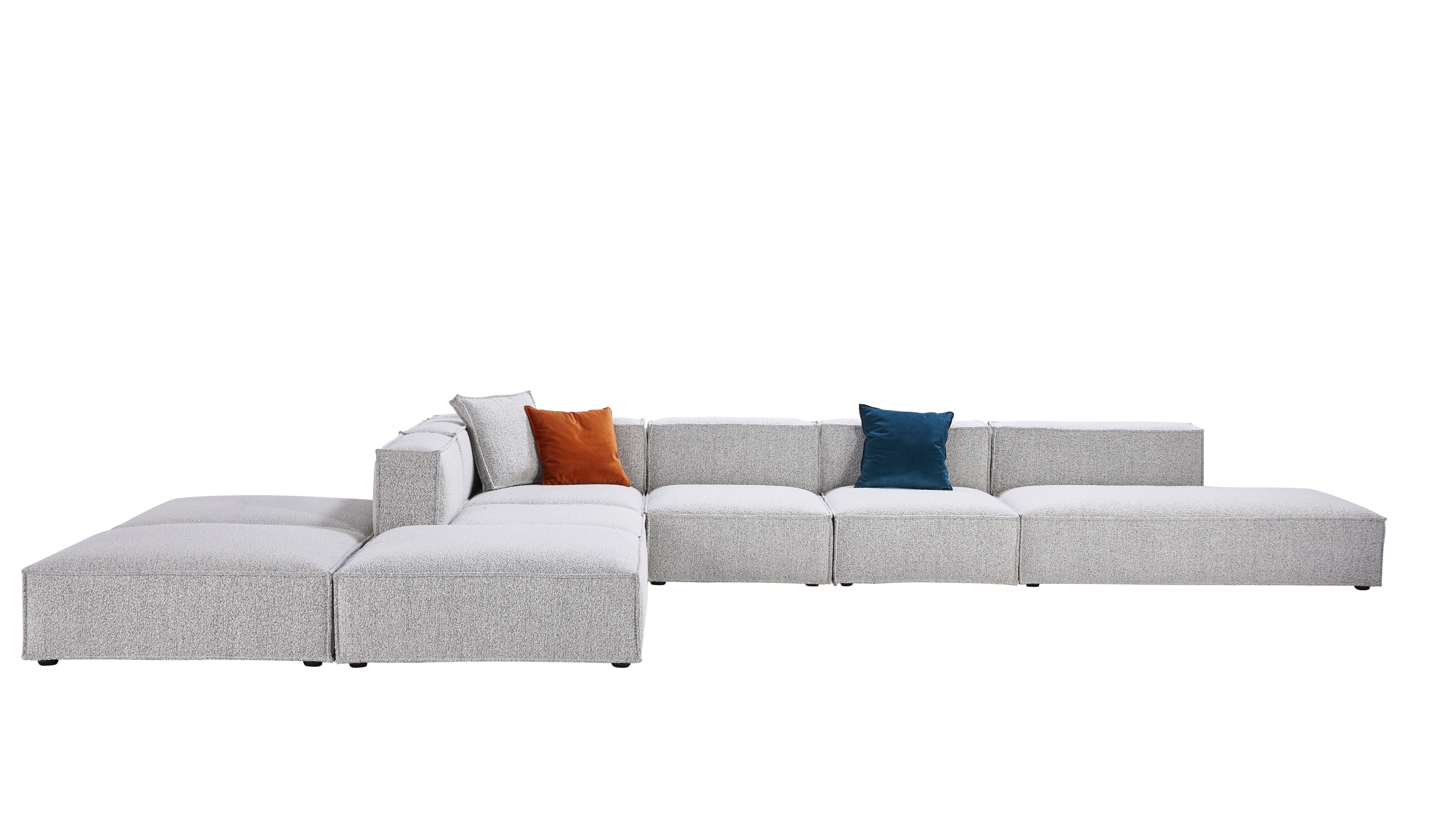 Living room light color sofa