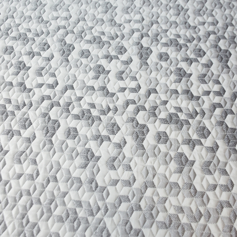 Smooth & Breathable Cooling Viscose Air Knitted Jacquard Mattress Fabric