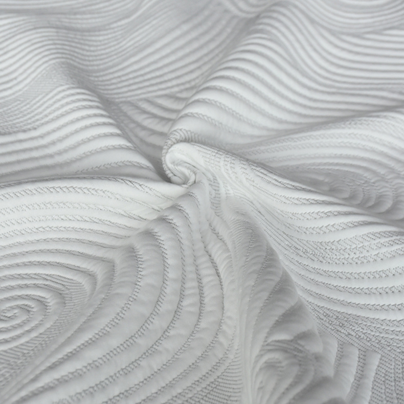 100%  polyester sanofi-aventis spining  jacquard knit mattress china cover fabric supplier