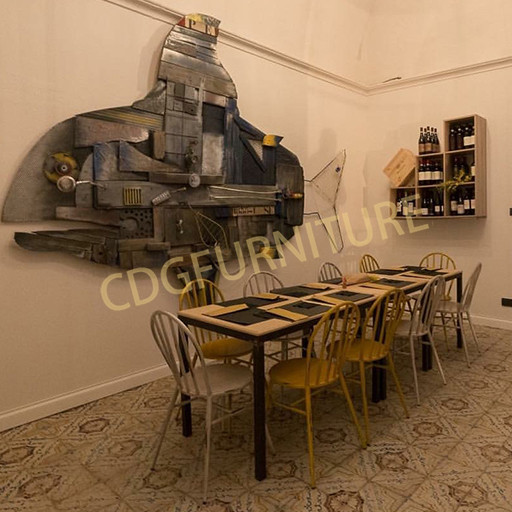 Hotel contract Furniture aluminium Stackable Dining Bar Club Pub Hub Chairs 722-H45-ALU