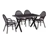 PE Rattan Table and Chairs Set