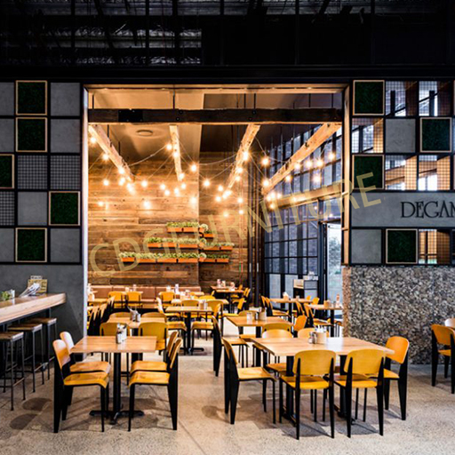 Jean Prouve's Standard Chair Restaurant Furniture Modern Designer Bentwood Seat Metal Frame Industrial Restaurant Chair 711-H45-STW