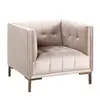 1215-2 Living room velvet fabric modern couch living room sofa