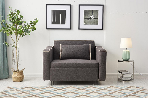 sofa bed Morder pull out single fabric