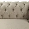 U Shaped Cotton Linen Sectional Corner Sofa