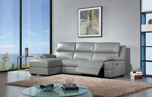 L shape corner recliner sofa 3651