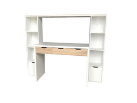 Desk with bookcase both sides(LH9010L)