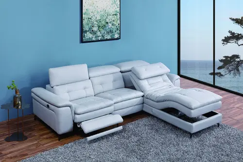 L shape corner recliner sofabed 3650