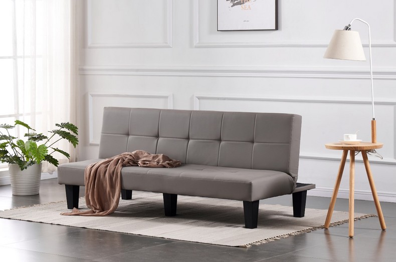 sofa bed 3 seat click clack  leather