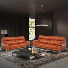 9292B1 2P+3P  Leather sofa