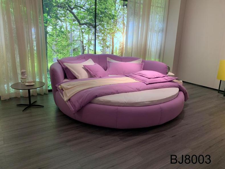 Purple Double Round Bed