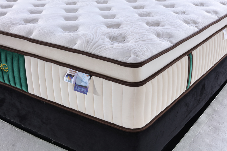 Hot Style Mattress Gel Memory Foam Pocket Spring Mattress (SL2005)