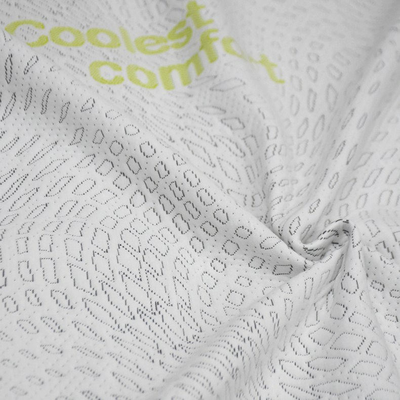 100% Polyester Nanotex Absorption Quick Dry  Jacquard Knitted  Mattress Fabric