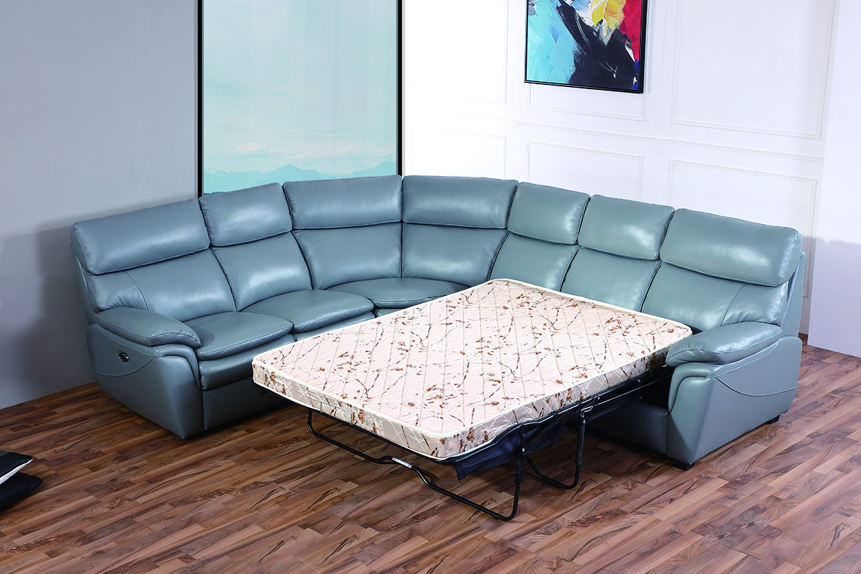 Electric corner recliner sofa 3665