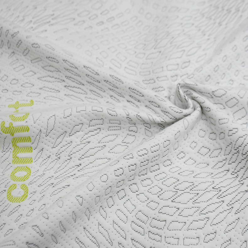 100% Polyester Nanotex Absorption Quick Dry  Jacquard Knitted  Mattress Fabric