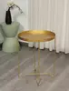 Modern Metal Coffee Table And Side Table For Living Room
