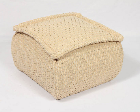 Indian weave Pouf