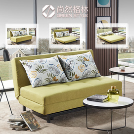 Three fold sofa bed with iron frame