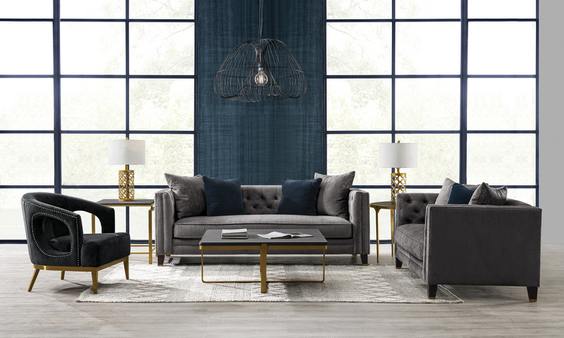 FABRIC SOFA SET-KS8976