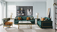 FABRIC SOFA SET-KS8970