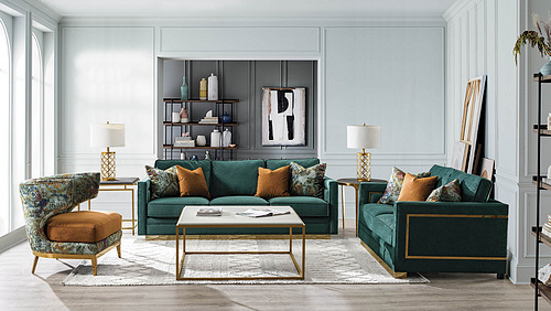 FABRIC SOFA SET-KS8970