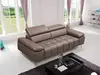 Modern Exquisite Brown Light Luxury Leather Sofa