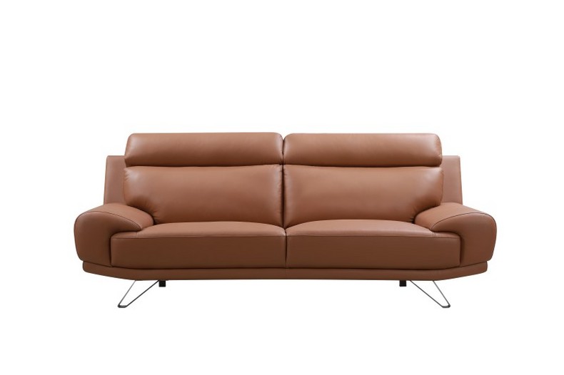 Modern Stylish Leather Two-seater Sofa