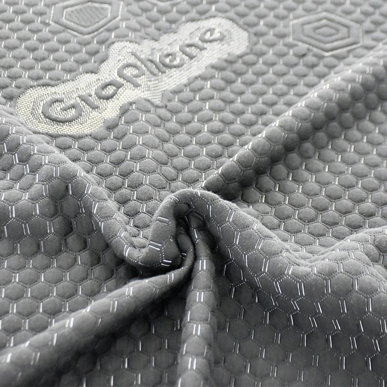 Luxury Anti-static  Graphene Fiber Knitted Mattress Fabric