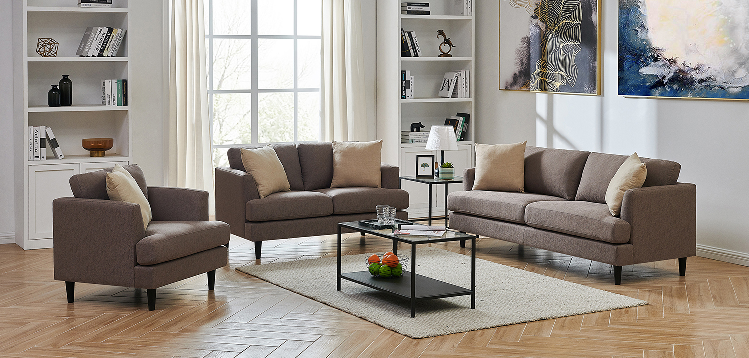 Modern Minimalist Two-seater Sofa 111044