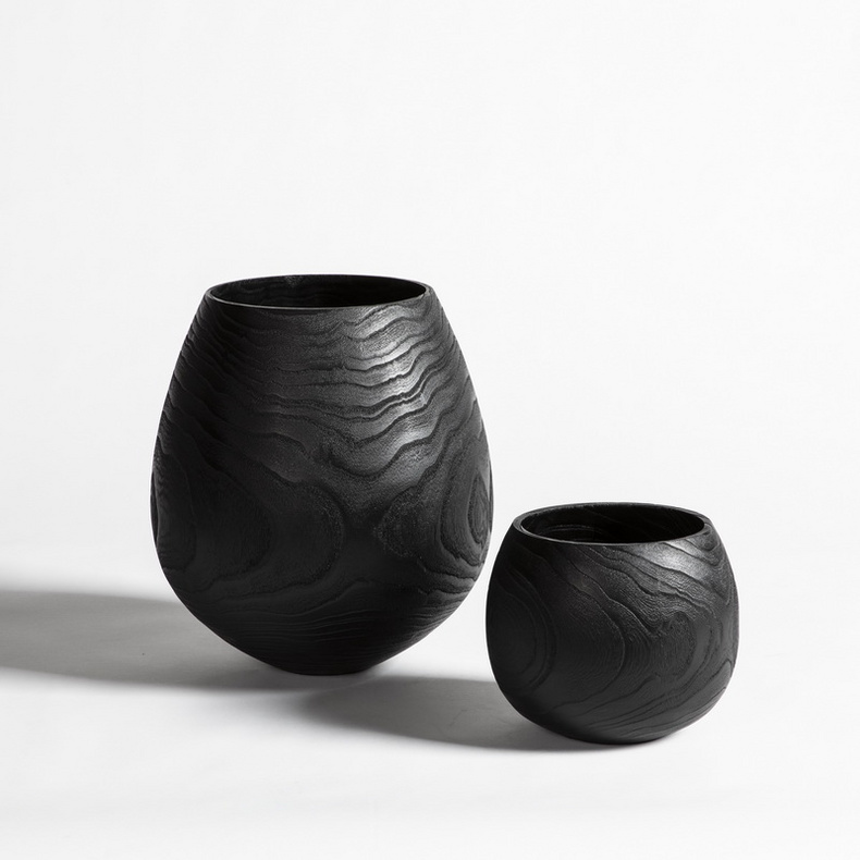 Wooden vase GB19070