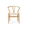 Economic Hans Wegner Chair Amish Dining Wood Armchair Ash Backrest Dining Chair