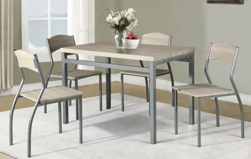 1+4 Dining Table and Chairs sSet, CH2017