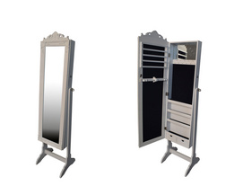 Mordern Mirror Jewelry Cabinet--JC569