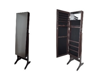 Standing Mirror Jewelry Cabinet--JC526B