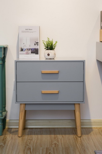 Wooden Bedside Cabinet-TE369B