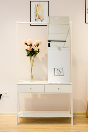 Wooden Shelf with Mirror--SF307B