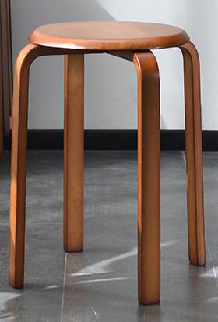 Bentwood stool