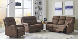 Modern Brown Sofa Set - 111039