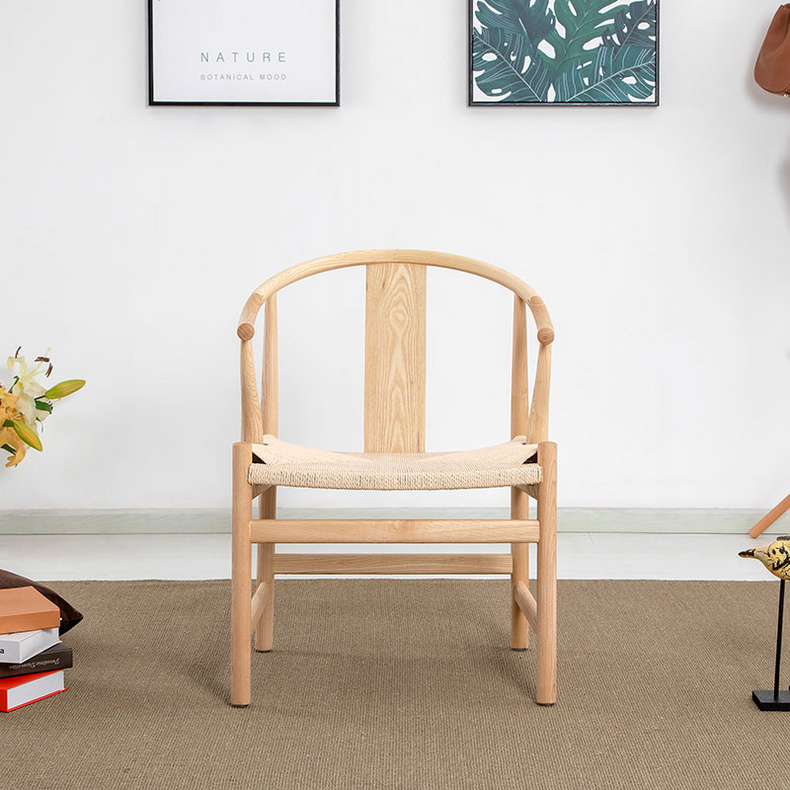 Oid-fashioned wooden armchair