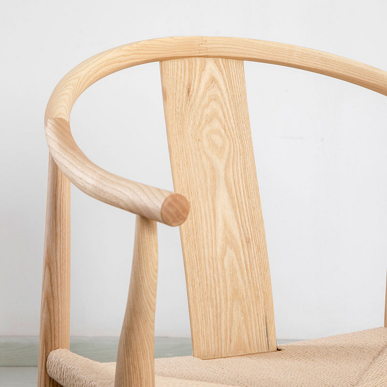Oid-fashioned wooden armchair
