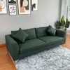 LV4142-3  Modern Minimalist Green Fabric 3 - seat sofa
